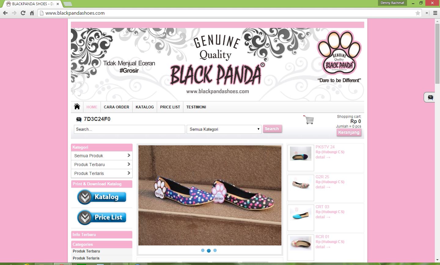 black panda shoes